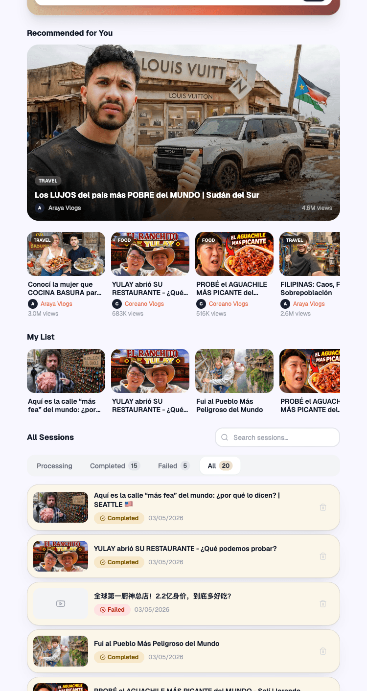 Pick a video